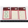 Image 1 : #604 CDS LETTERING RAILROAD DECAL RED LOT OF 3