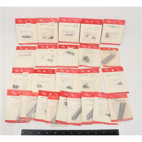 #606 NOS QCM LOT 24 RAILROAD PART ACCESSORIES