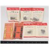 Image 1 : #608 NOS LOT OF 7 QCM N SCALE CAR KITS SEALED
