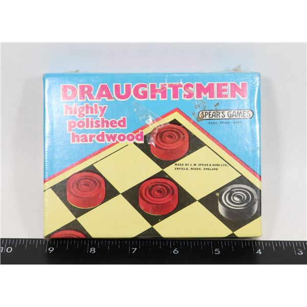 #618 SEALED NOS GAME DRAUGHTSMEN SPEAR'S GAMES