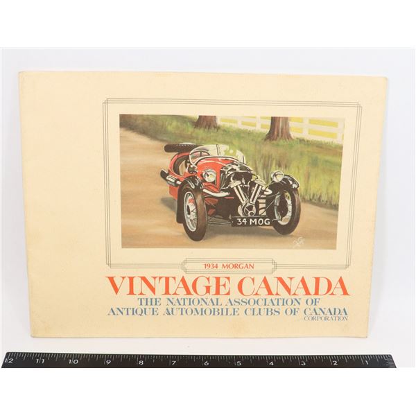 #637 VINTAGE CANADA ASSOCIATION OF AUTOMOBILE