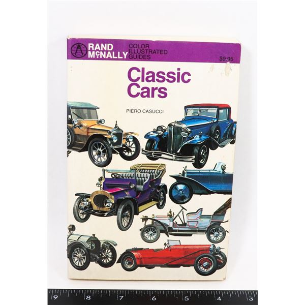 #638 RAND MCNALLY COLOR GUIDE CLASSIC CARS BOOK