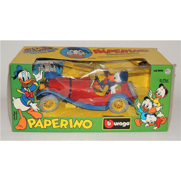 #641 BURAGO PAPERINO DONALD DUCK DIE-CAST CAR