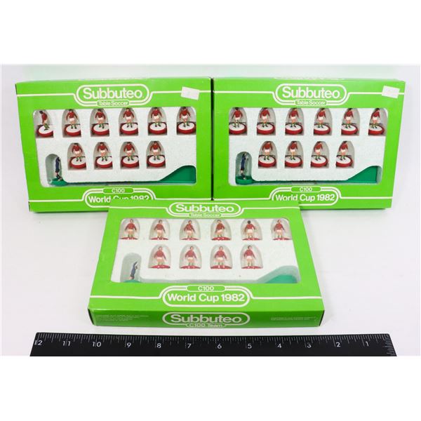 #643 SUBBUTEO FOOTBALL LOT OF 3 C100 TEAM WALSALL