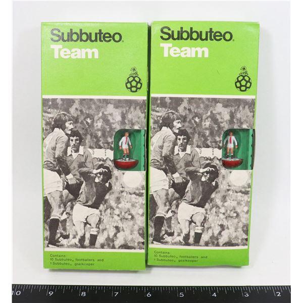 #646 SUBBUTEO SOCCER LOT OF 2 TEAM 56 AJAX