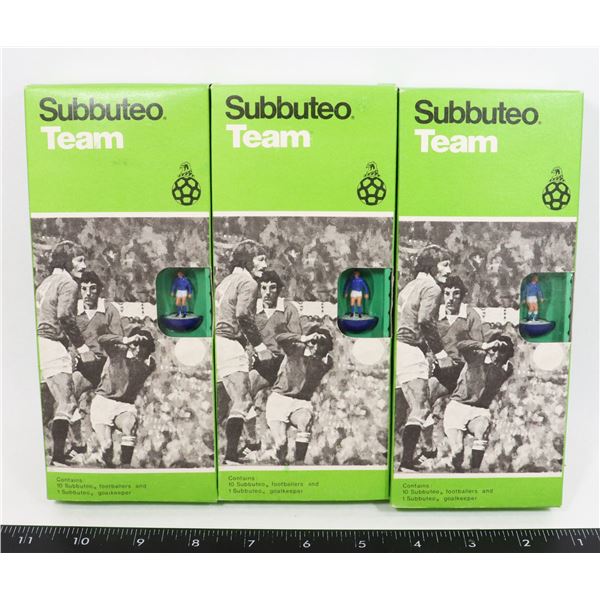 #647 SUBBUTEO FOOTBALL LOT OF 3 TEAM 166 ITALY