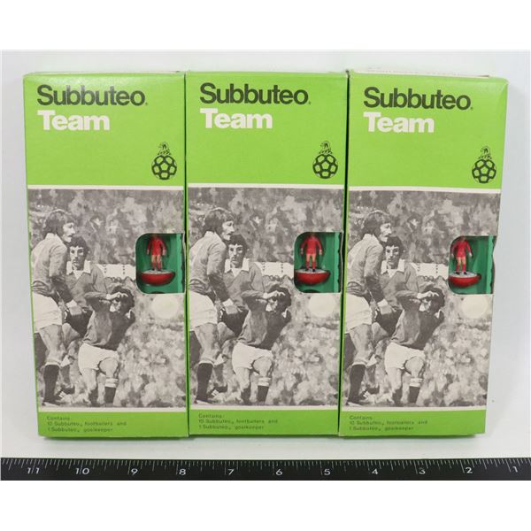 #650 SUBBUTEO SOCCER LOT OF 3 31 LIVERPOOL, CANADA