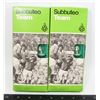 Image 1 : #651 SUBBUTEO FOOTBALL LOT OF 2 TEAM SHAMROCK