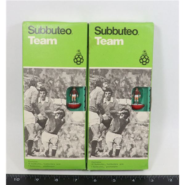 #652 SUBBUTEO FOOTBALL LOT OF 2 TEAM ASSORTED