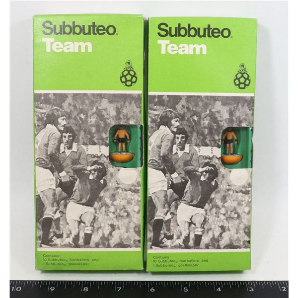 #654 SUBBUTEO SOCCER LOT OF 2 TEAM NEWPORT +