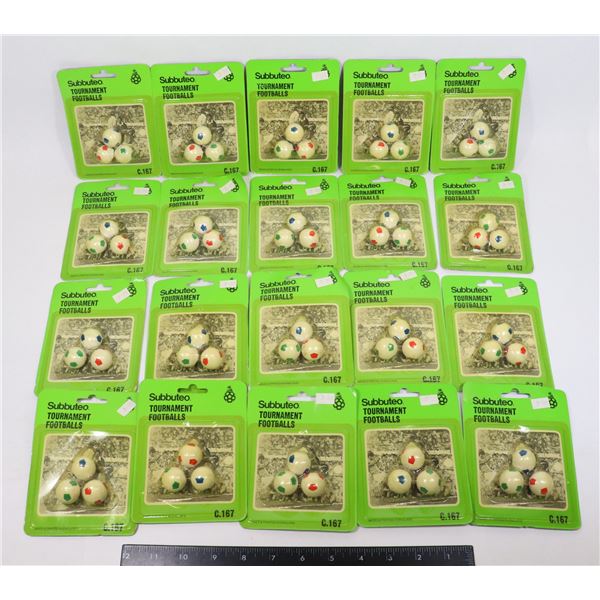 #661 SUBBUTEO C167 LOT 20 TOURNAMENT FOOTBALLS