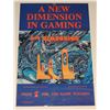 Image 1 : #673 RARE 1979 TSR GAME POSTER 4TH DIMENTION