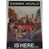 Image 1 : #674 GAMMA WORLD IS HERE TSR GAMES 1978 POSTER