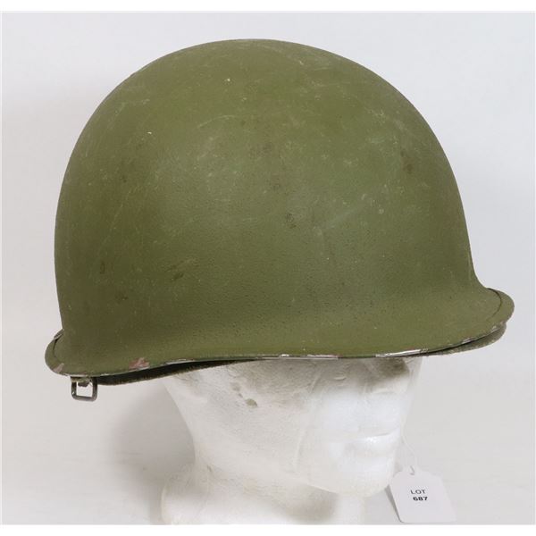 #687 UNITED STATES M1 HELMET COLD WAR 1970'S W/