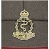 Image 2 : #692 ROYAL CANADIAN ARMY MEDICAL CORPS HAT W/