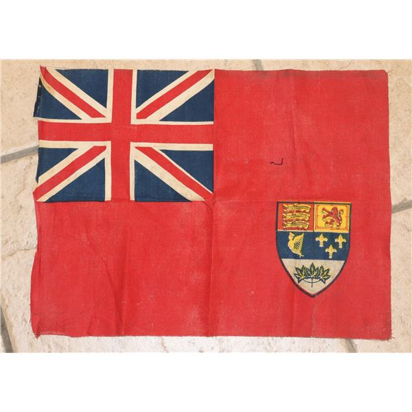 #714 WW2 CANADIAN RED ENSIGN FLAG 15X11 INCHES