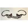 Image 7 : #716 RARE 1880'S TOWERS DOUBLE LOCK LEG IRONS W/