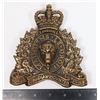 Image 1 : #720 1973 RCMP BRASS WALL PLAQUE BADGE DESIGN