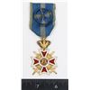 Image 1 : #741 1881 ROMANIAN MILITARY CROSS MEDAL AWARD