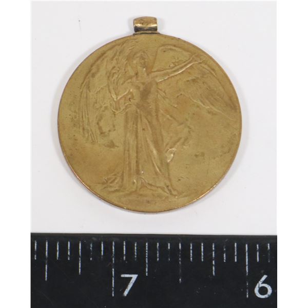 #743 WORLD WAR ONE CANADIAN VICTORY MEDAL WORN