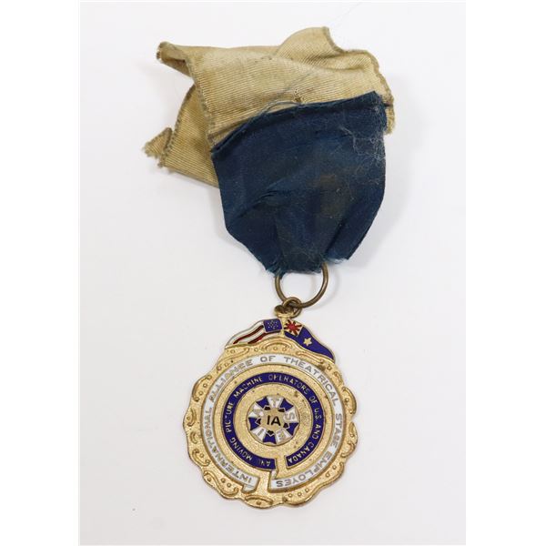 #746 1930 THEATRICAL STAGE EMPLOYEES MEDAL LA