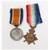 Image 1 : #748 WW1 CANADIAN MINIATURE MEDAL PAIR 1914-15