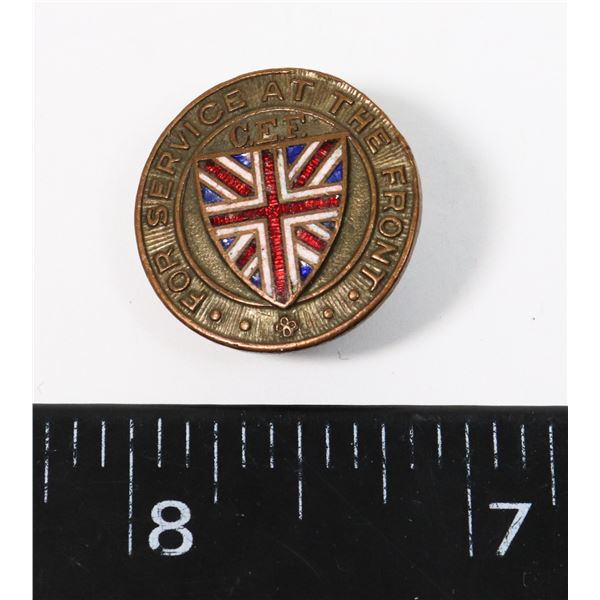#765 WW1 CANADIAN CEF ARMY CLASS A BADGE NUMBER