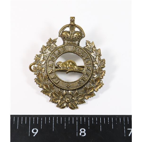 #770 WW1 CANADIAN ENGINEERS CAP BADGE
