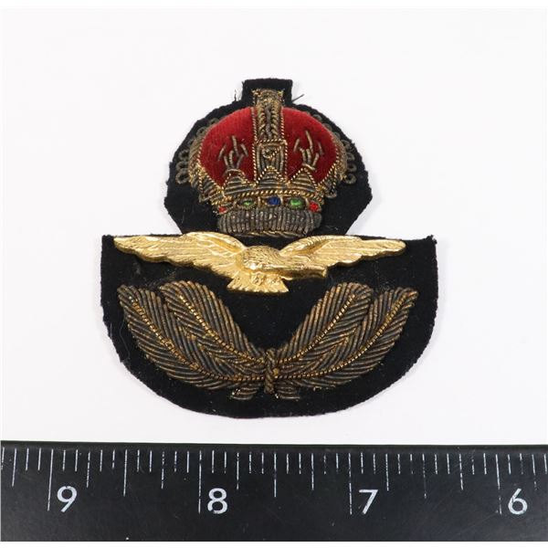 #776 WW2 ROYAL CANADIAN AIR FORCES CAP BADGE