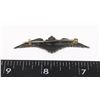 Image 2 : #780 STERLING SILVER WW2 ROYAL AIR FORCE WINGS