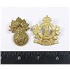 Image 1 : #781 WW2 CANADIAN CAP BADGE LOT INC FUSILIERS
