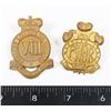 Image 1 : #782 WW2 CANADIAN CAP BADGE LOT INC PWOR