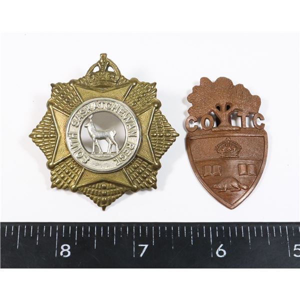 #785 WW2 CAP BADGE SOUTH SASKATCHEWAN REGIMENT