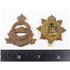 Image 1 : #788 WW2 CANADIAN BRITISH CAP BADGE LOT INC