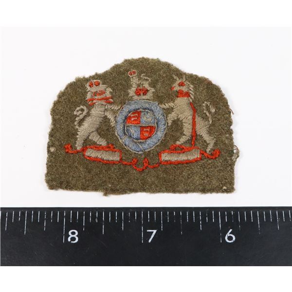 #798 WW2 BRITISH WARRANT OFFICER BADGE CLOTH