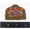 Image 2 : #798 WW2 BRITISH WARRANT OFFICER BADGE CLOTH