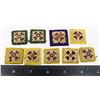 Image 1 : #804 WW2 CANADIAN LOT OF 9 UNIFORM PIPS INSIGNIA