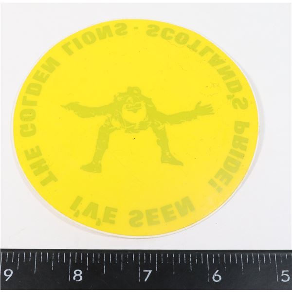 #814 PARATROOPER DECAL SCOTLAND GOLDEN LIONS