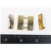 Image 1 : #828 LOT OF 3 UNITED STATES ARMY HAT RANK INSIGNIA