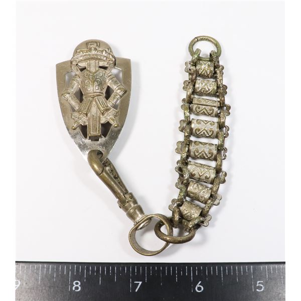 #829 VINTAGE KNIGHTS TEMPLARE SWORD BELT CHAIN