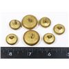 Image 2 : #831 WW2 FRONTIERSMEN BUTTON LOT OF 7