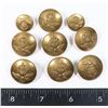 Image 1 : #835 WW2 ROYAL AIR FORCE LOT OF 9 BUTTONS