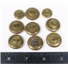 Image 2 : #835 WW2 ROYAL AIR FORCE LOT OF 9 BUTTONS