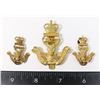 Image 1 : #843 SOUTH ALBERTA LIGHT HORSE CAP BADGE SET