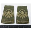 Image 1 : #899 PAIR CALGARY HIGHLANDERS SHOULDER BOARDS