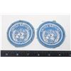 Image 1 : #903 PAIR UN UNITED NATIONS PEACEKEEPING PATCHES