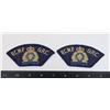 Image 1 : #918 VINTAGE RCMP GRC SHOULDER PATCH PAIR