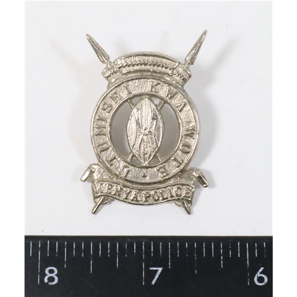 #925 KENYA POLICE EAST AFRICA CAP BADGE