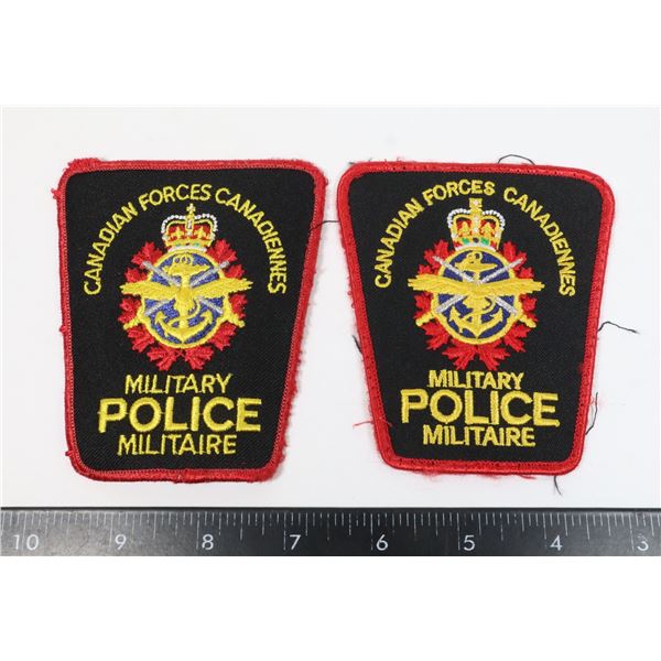 #928 PAIR CANADIAN FORCES MILITARY POLICE PATCHES