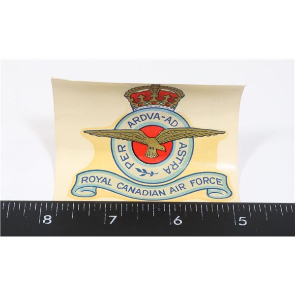 #937 WW2 ROYAL CANADIAN AIR FORCE DECAL RUDECAL